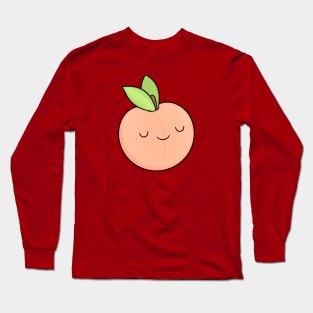 Happy Peach Long Sleeve T-Shirt